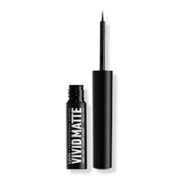 2 FOR $20. NYX Vivid Matte Liquid Eyeliner - Black - Picture 3 of 4